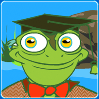 Grandfather Frog in “How To Be A Green Frog” Image