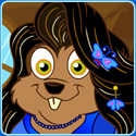 Johnny Chuck in GROUNDHOG DAYS - Dress up Game