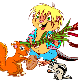 Animated Thanksgiving Story kids Image